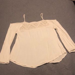 Off the shoulder top with straps